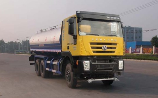 20噸灑水車型號_上汽紅巖杰獅20噸綠化灑水車廠家價格3