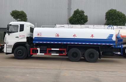 20方灑水車是多少噸_東風天龍后雙橋20方綠化灑水車2