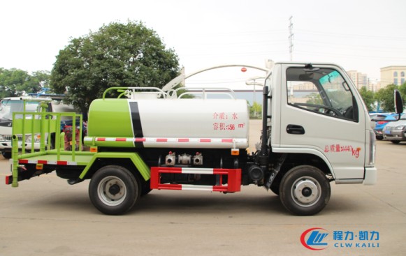 凱馬藍牌3噸灑水車高清圖片 凱馬藍牌3噸灑水車高清圖片