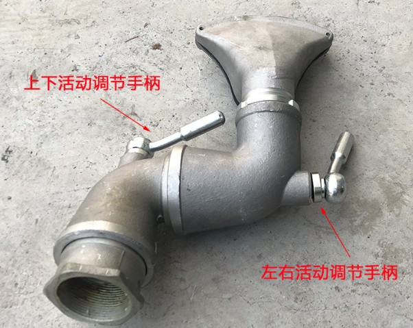 灑水車萬向活動三彎前沖加鴨嘴圖片 灑水車萬向活動三彎前沖加鴨嘴圖片