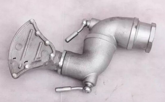 灑水車萬向活動三彎前沖加鴨嘴圖片 灑水車萬向活動三彎前沖加鴨嘴圖片