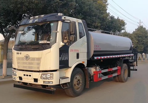 國六14方解放J6綠化灑水車廠家價格2