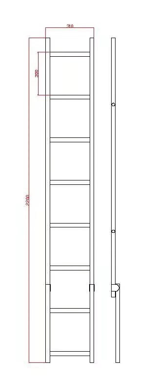 消防車折疊后爬梯尺寸圖片 消防車折疊后爬梯尺寸圖片