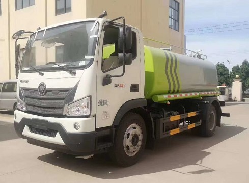 8噸灑水車廠家_國六8噸福田瑞沃ES3綠化灑水車廠家價格2