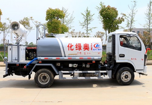 藍牌灑水車噸位及價格_國六4噸東風小福瑞卡藍牌噴霧灑水車廠家價格4
