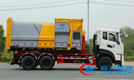 東風天龍勾臂式垃圾車圖片 東風天龍勾臂式垃圾車圖片