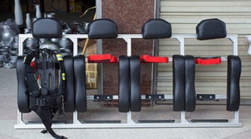 消防車空氣呼吸器靠背 消防車空氣呼吸器靠背