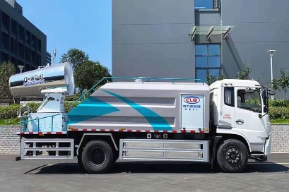 電動灑水車10噸_電動灑水車價格_10噸東風(fēng)天錦純電動抑塵車3