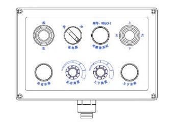 中聯重科灑水車電動遙控水炮控制器 中聯重科灑水車電動遙控水炮控制器