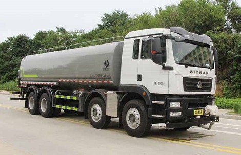重汽汕德卡前四后八30方灑水車_縱昂牌CLT5312TDYZZ6型多功能抑塵車