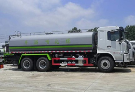 工程灑水車廠家_20方陜汽軒德X6后雙橋灑水車2